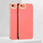 6D Electroplated TPU Phone Case For iPhone 7 Plus / 8 Plus(Pink)