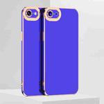 6D Electroplated TPU Phone Case For iPhone 7 Plus / 8 Plus(Blue)