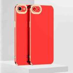 6D Electroplated TPU Phone Case For iPhone 7 Plus / 8 Plus(Red)