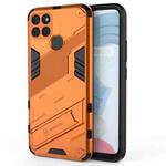 For OPPO Realme C21Y Punk Armor 2 in 1 PC + TPU Shockproof Phone Case(Orange)