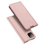 For Samsung Galaxy A03 (166.5mm) DUX DUCIS Skin Pro Series Horizontal Flip Leather Phone Case(Rose Gold)