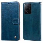 For Xiaomi Mi 11T Oil Wax Texture Leather Phone Case(Blue)