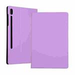 For Lenovo Xiaoxin Pad Pro 12.6 Voltage Craft Texture TPU Horizontal Flip Tablet Case(Purple)