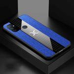 For OnePlus Nord N100 XINLI Stitching Cloth Texture Shockproof TPU Phone Case(Blue)