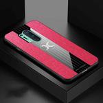 For OnePlus 8 Pro XINLI Stitching Cloth Texture Shockproof TPU Phone Case(Red)