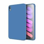 For iPad mini 6 Mutural Silicone Microfiber Tablet Case(Light Blue)