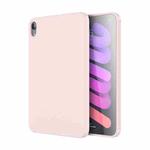 For iPad mini 6 Mutural Silicone Microfiber Tablet Case(Pink)