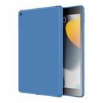 For iPad 10.2 2021 / 2020 / 2019 Mutural Silicone Microfiber Tablet Case(Light Blue)