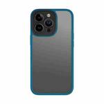 For iPhone 13 Pro ROCK U-shield Skin-like PC+TPU Phone Case (Blue)