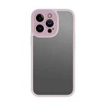 For iPhone 13 Pro ROCK U-shield Skin-like PC+TPU Phone Case (Pink)
