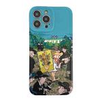 For iPhone 13 Pro TPU Pattern Shockproof Phone Case (Look at The Painting)