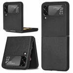 For Samsung Galaxy Z Flip3 5G Plain Texture Phone Case(Black)