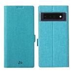 For Google Pixel 6 Pro ViLi K Series Magnetic Buckle Horizontal Flip Leather Phone Case(Blue)