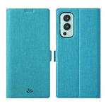 For OnePlus Nord 2 5G ViLi K Series Shockproof Magnetic Buckle Leather Phone Case(Blue)