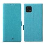 For Sharp Aquos Sense 6 ViLi K Series Magnetic Buckle Horizontal Flip Leather Phone Case(Blue)