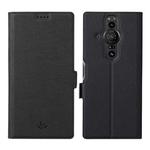 For Sony Xperia Pro-I ViLi K Series Magnetic Buckle Horizontal Flip Leather Phone Case(Black)