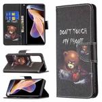For Xiaomi Redmi Note 11 Pro / 11 Pro+ Colored Drawing Pattern Leather Phone Case(Bear)
