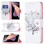 For Xiaomi Redmi Note 11 Pro / 11 Pro+ Colored Drawing Pattern Leather Phone Case(Tree)