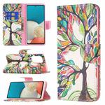 For Samsung Galaxy A53 5G Colored Drawing Pattern Leather Phone Case(Tree Life)