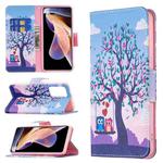 For Xiaomi Redmi Note 11 Pro / 11 Pro+ Colored Drawing Leather Phone Case(Owl)