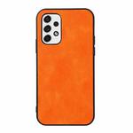 For Samsung Galaxy A53 5G Two-color Lychee Texture Phone Case(Orange)