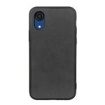 For Samsung Galaxy A03 Core Two-color Cowhide Texture Phone Case(Black)