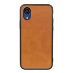 For Samsung Galaxy A03 Core Two-color Cowhide Texture Phone Case(Brown)