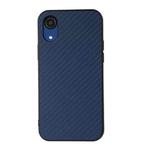 For Samsung Galaxy A03 Core Carbon Fiber Skin Phone Case(Blue)