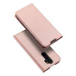 For Xiaomi Redmi Note 8 Pro DUX DUCIS Skin Pro Series Horizontal Flip PU + TPU Leather Case, with Holder & Card Slots(Pink)