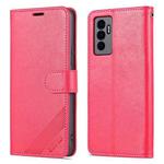 For vivo S10e / V23e AZNS Sheepskin Texture Flip Leather Phone Case(Red)
