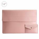 14 inch POFOKO Lightweight Waterproof Laptop Protective Bag(Pink)