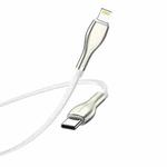 Borofone BU29 1.2m PD 20W Type-C to 8 Pin Exquisite Charging Data Cable(White)