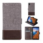 For Xiaomi Redmi 7A MUMXA MX102 Horizontal Flip Canvas Stitching Leather Case with Holder & Card Slots & Wallet(Brown)