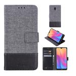 For Xiaomi Redmi 8A MUMXA MX102 Horizontal Flip Canvas Stitching Leather Case with Holder & Card Slots & Wallet(Black)