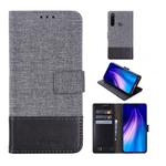 For Xiaomi Redmi Note 8 MUMXA MX102 Horizontal Flip Canvas Stitching Leather Case with Holder & Card Slots & Wallet(Black)