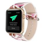 For Apple Watch Series 7 45mm / 6 & SE & 5 & 4 44mm / 3 & 2 & 1 42mm Fashion Strap Watch Band(Red)