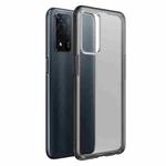 For OPPO A93s 5G Armor PC + TPU Shockproof Phone Case(Black)