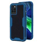 For Infinix Note 10 Pro Two-color PC + TPU Phone Case(Blue)