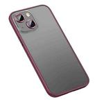 For iPhone 13 Matte PC + TPU Phone Case(Red)