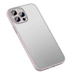 For iPhone 12 Pro Matte PC + TPU Phone Case(Pink)