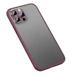 For iPhone 12 Pro Matte PC + TPU Phone Case(Red)