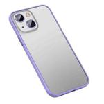 For iPhone 12 Matte PC + TPU Phone Case(Purple)