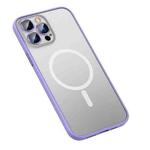 For iPhone 13 Pro MagSafe Matte Phone Case (Purple)