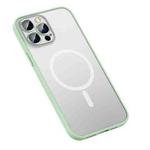 For iPhone 12 Pro MagSafe Matte Phone Case(Green)