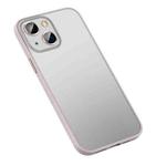 For iPhone 13 mini Matte PC + TPU Phone Case (Pink)