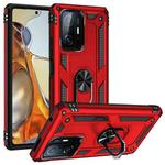 For Xiaomi 11T Pro Shockproof TPU + PC Phone Case(Red)