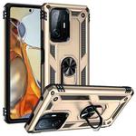 For Xiaomi 11T Pro Shockproof TPU + PC Phone Case(Gold)