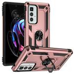 For Motorola Edge 20 Pro Shockproof TPU + PC Phone Case(Rose Gold)