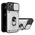 For iPhone 11 Pro Max Sliding Camshield Card Phone Case (White)