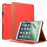 For iPad Mini 1 / 2 / 3 / 4 / 5 Business Book Style Horizontal Flip Leather Case with Holder & Card Slots & Wallet(Red)